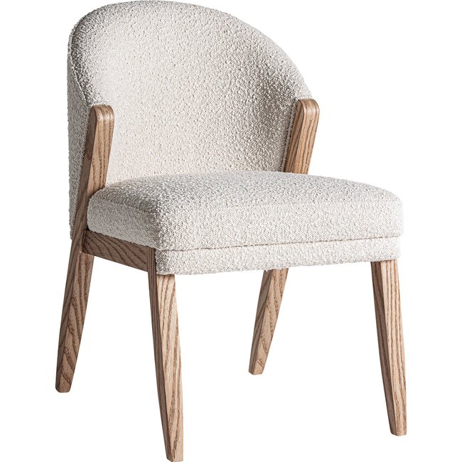 Chaise contemporaine en bois de pin Couleur marron bois naturel <span itemprop=