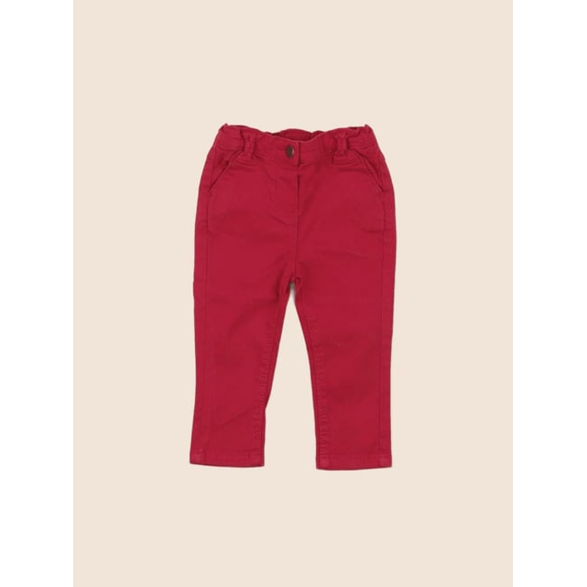 Pantalon - Très bon état rouge <span itemprop=