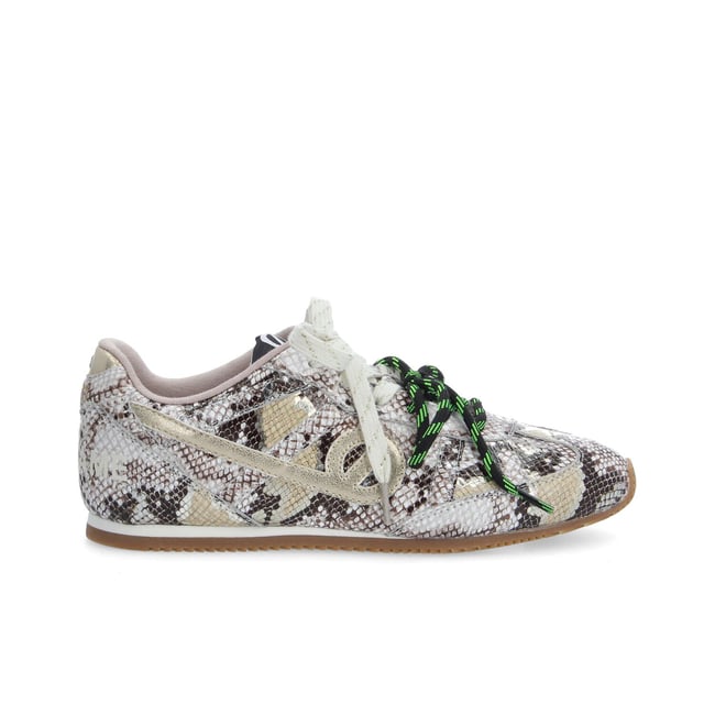 EVO RUN W SNAKE KISS DORÉ - Collier orné de Cristaux Swarovski® inclus doré <span itemprop=