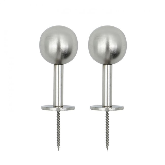 Lot de 2 patères en acier Ball dia 4 cm Couleur v019844 <span itemprop=