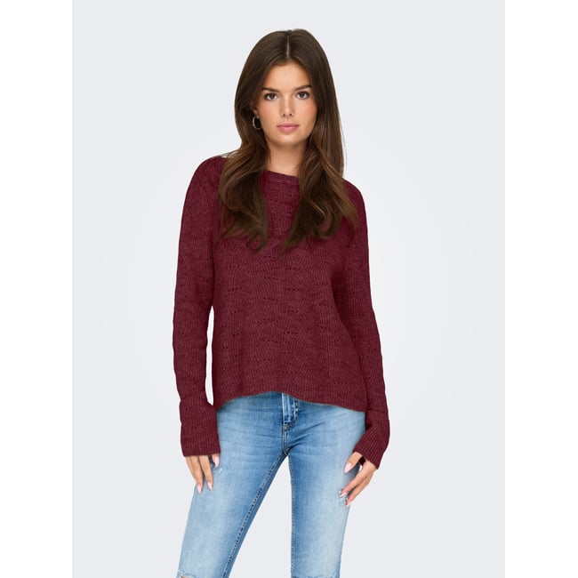 Pull col rond grosse maille - ONLY