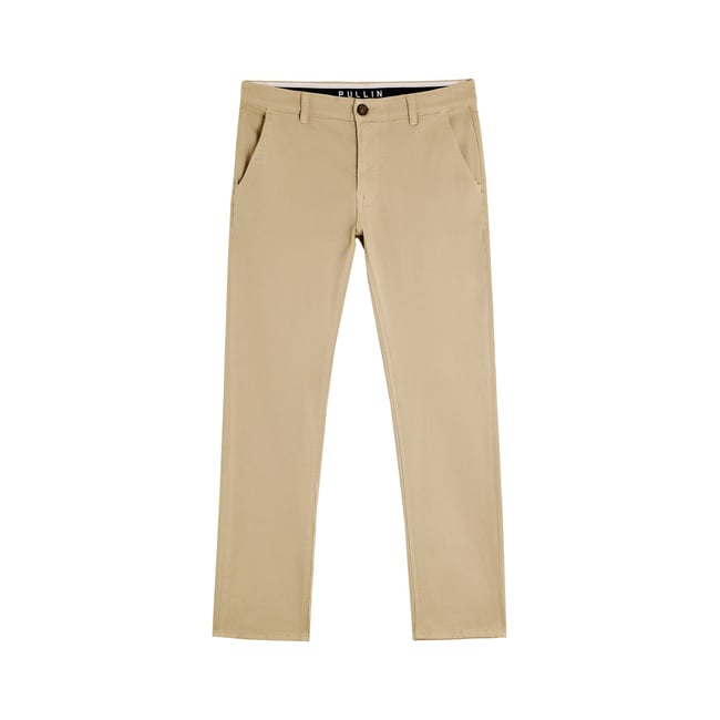 PANTALON CHINO GRAVEL beige <span itemprop=