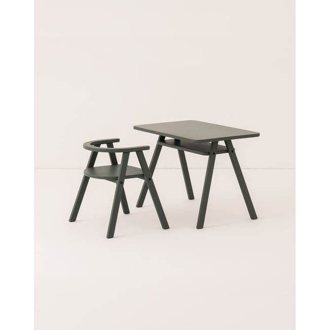 Ensemble bureau enfant avec 1 chaise GROWING GREEN - NOBODINOZ
