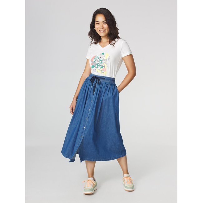 Jupe longue MANDYJUP stone <span itemprop=