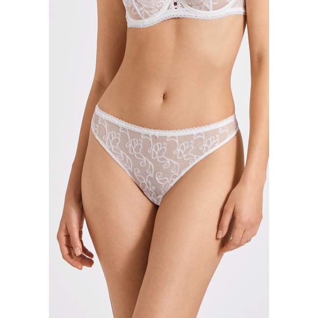 Culotte Tanga Pour Toujours blanc <span itemprop=