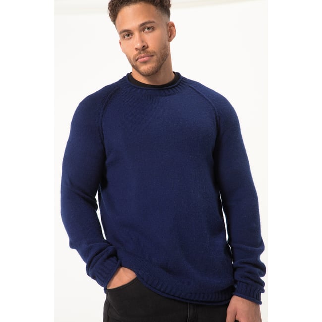 PrimeCrest Homme Polaire Sweat Hiver Col Rond Pull Chaud Confortable