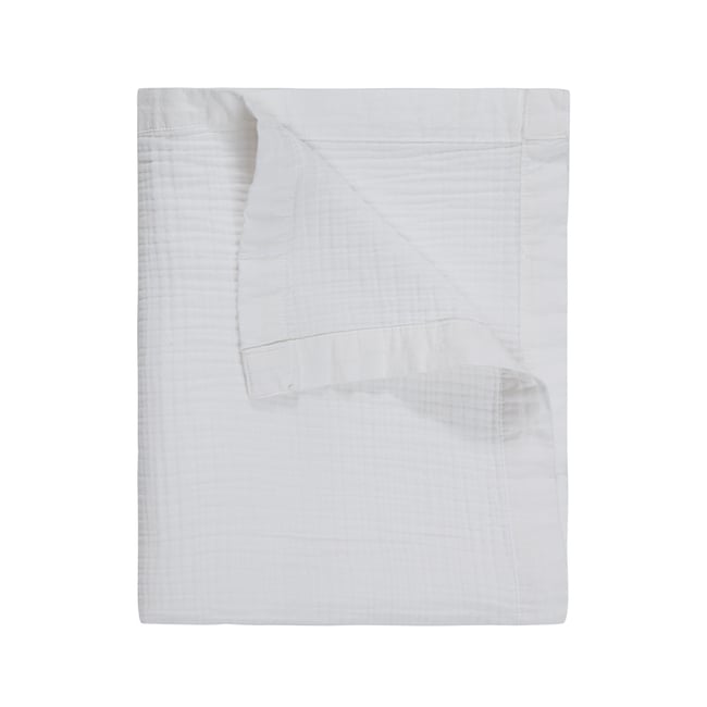 Plaid gansé en gaze de coton LOFT - SENSEI MAISON