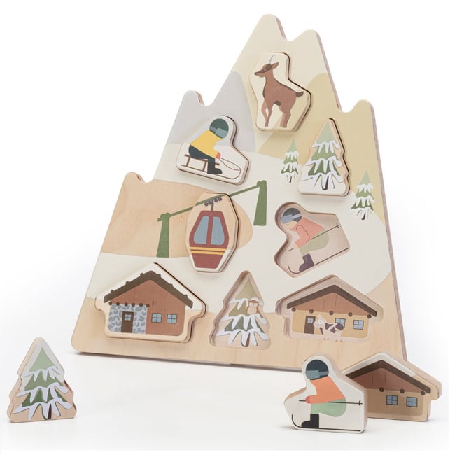 Puzzle d'encastrement Les Dolomites beige <span itemprop=