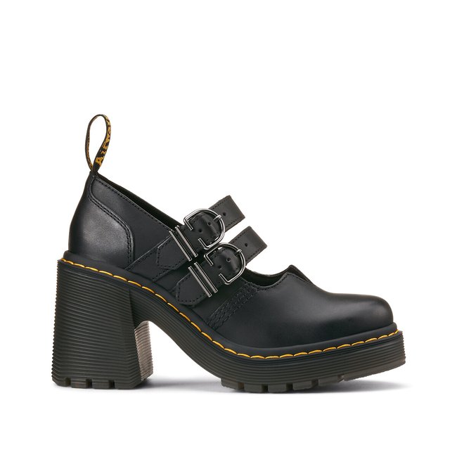 Leather brogues black Dr. Martens La Redoute