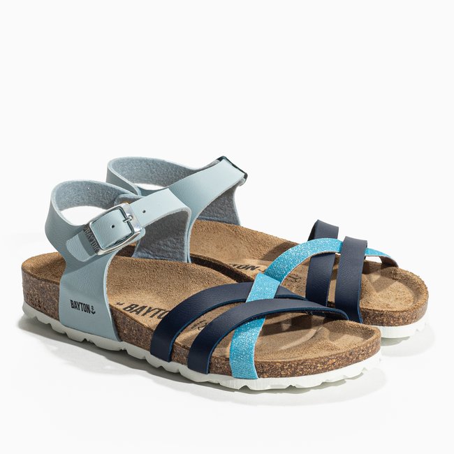 Sandales BELADONA pour enfants bleu celeste <span itemprop=