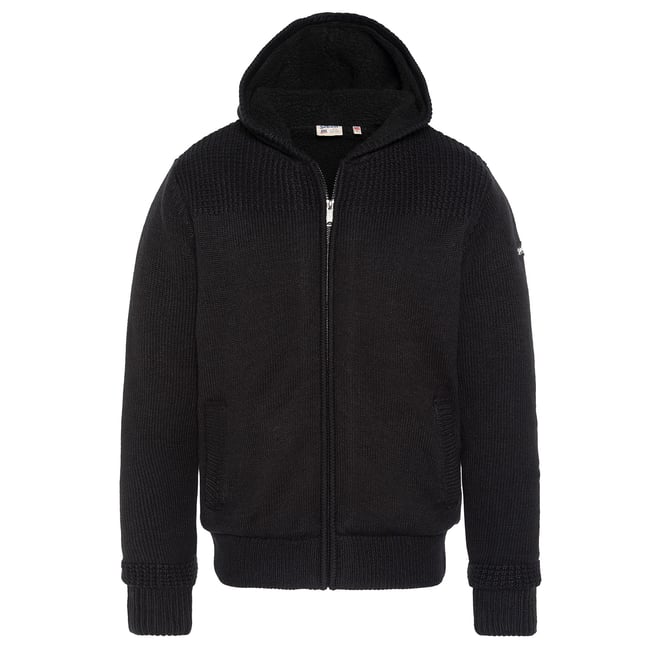 Gilet à capuche doublé sherpa - SCHOTT