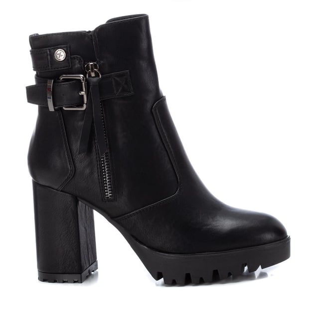 Bottine Talon Entreprise Fermeture éclair noir <span itemprop=