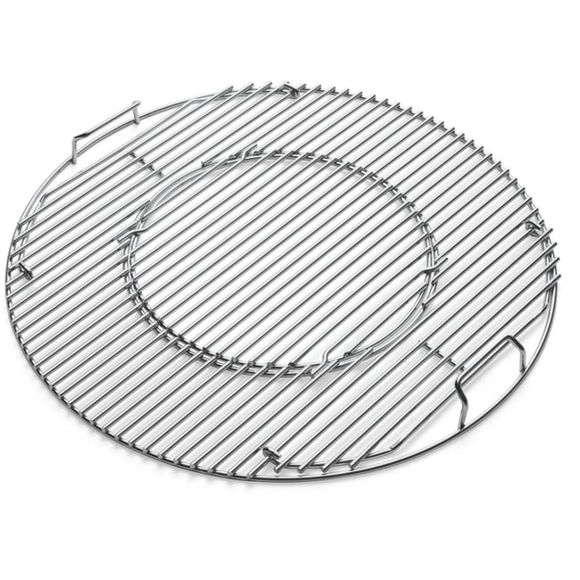 Grille barbecue de cuisson GBS 57cm Gourmet BBQ System argent <span itemprop=