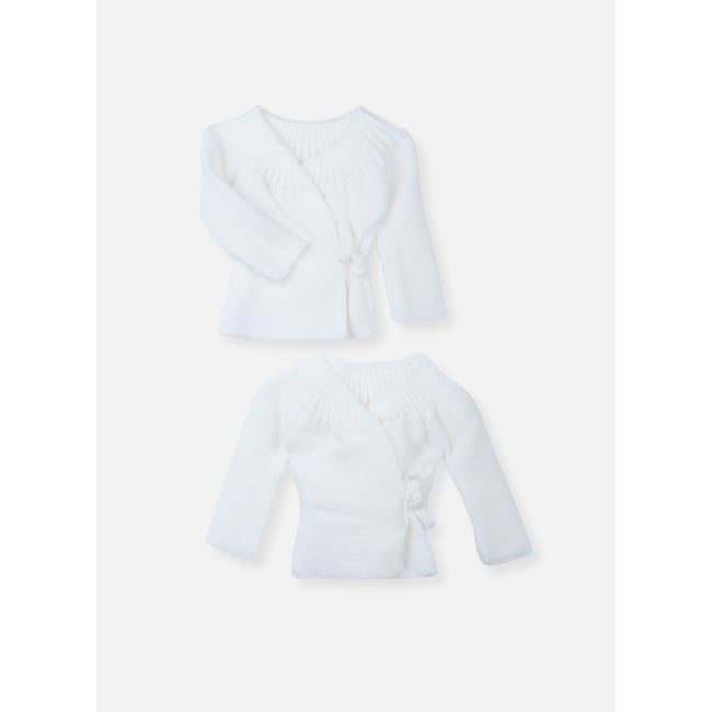 Lot de 2 Brassières à Liens - LA MANUFACTURE DE LAYETTE
