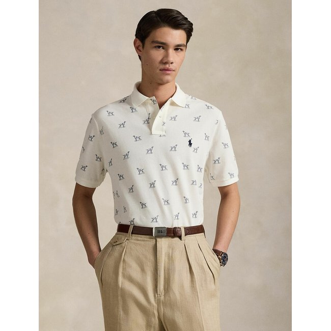 Polo fantasia a maniche corte bianco fantasia POLO RALPH LAUREN