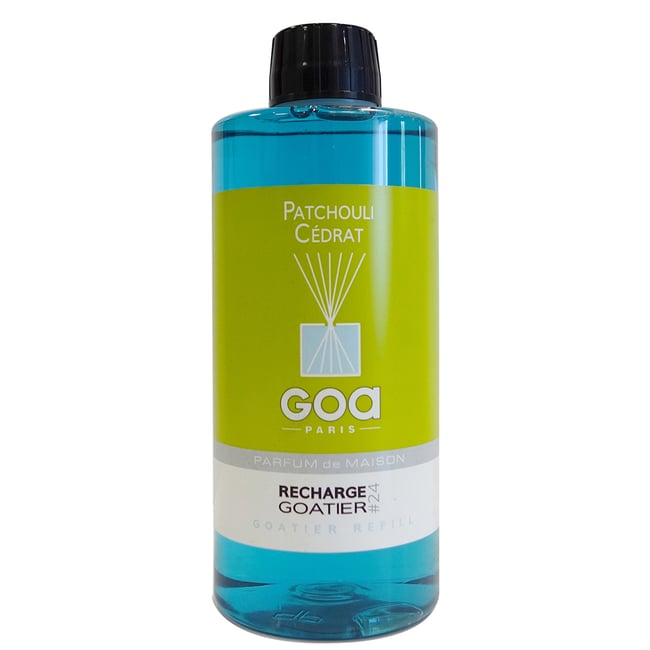 Parfum d'intérieur - Recharge goatier patchouli cédrat 500 ml Couleur v002232 <span itemprop=