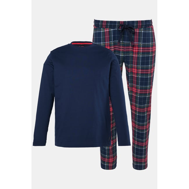 Coffret cadeau pyjama, homewear, 3 pièces bleu marine <span itemprop=