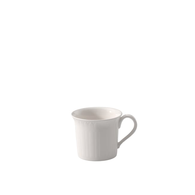 Tasse Moka Sans Soucoupe CELLINI Couleur blanc <span itemprop=