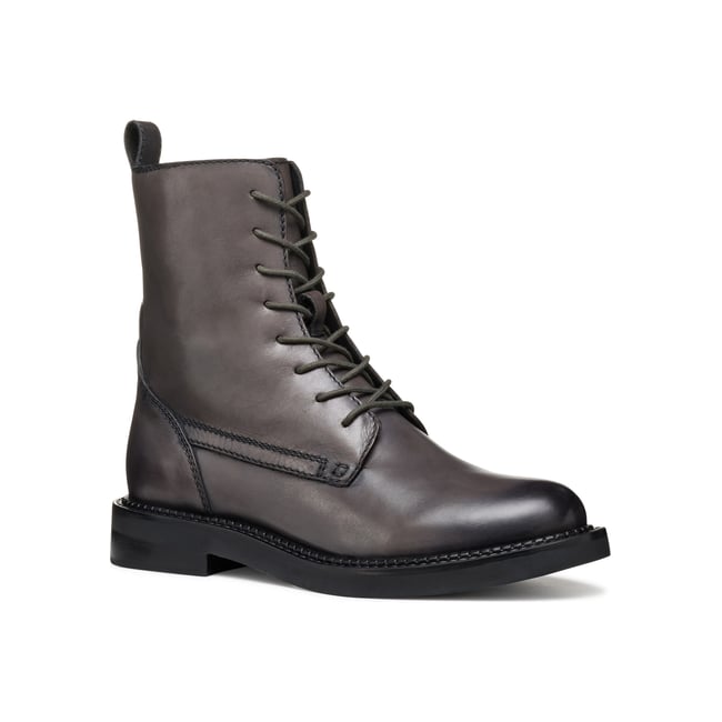 Bottines lacées en cuir, SERILDA - GEOX