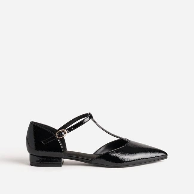 Ballerine BASILIE noir <span itemprop=
