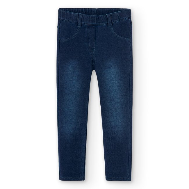 Jegging bleu <span itemprop=