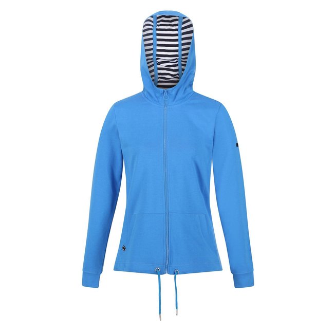 Veste à capuche BAYARMA bleu clair <span itemprop=