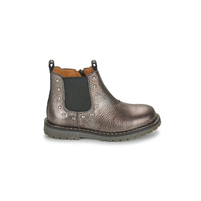 Botas Chelsea, em pele, Talia bronze <span itemprop=