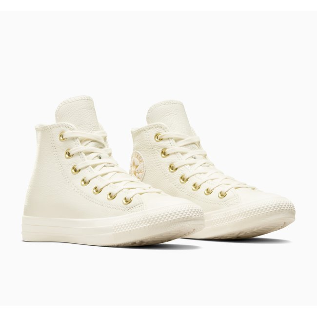 Baskets Chuck Taylor All Star Hi Mono Leather ecru <span itemprop=