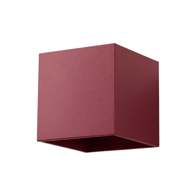Applique murale Aluminium Bourgogne G9 1 Quad Couleur bourgogne <span itemprop=