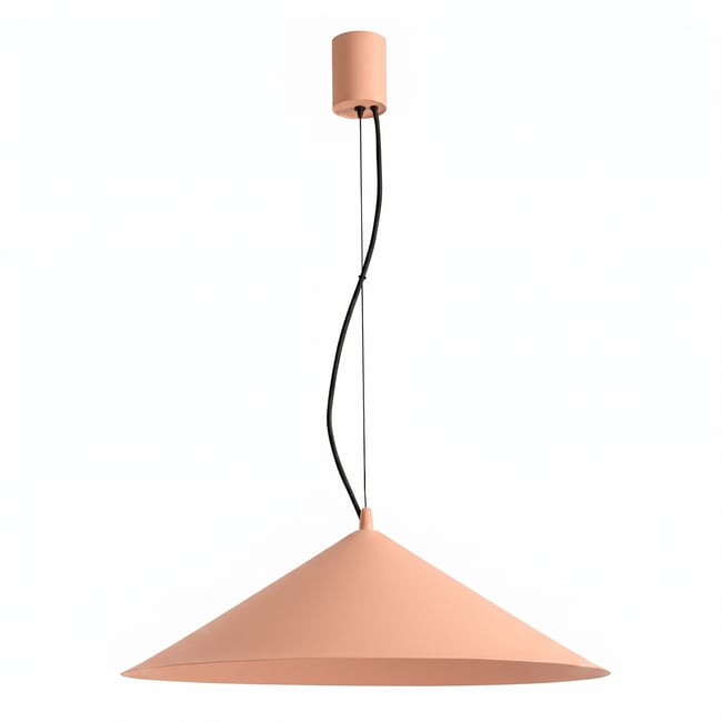 Suspension Acier Pêche LED 1 Fint Couleur pêche <span itemprop=