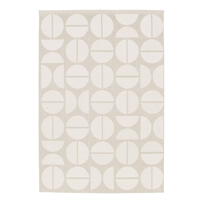 Tapis intérieur rectangulaire contemporain MEGAN Couleur crème <span itemprop=