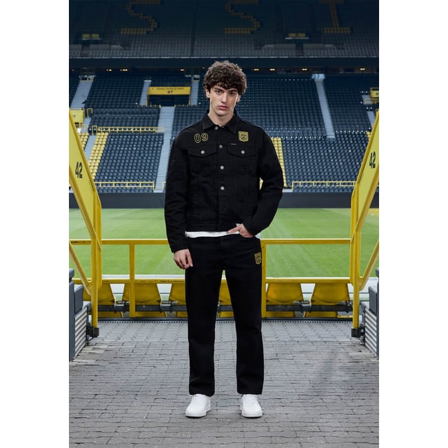 Veste En Denim Gj X Bvb noir <span itemprop=