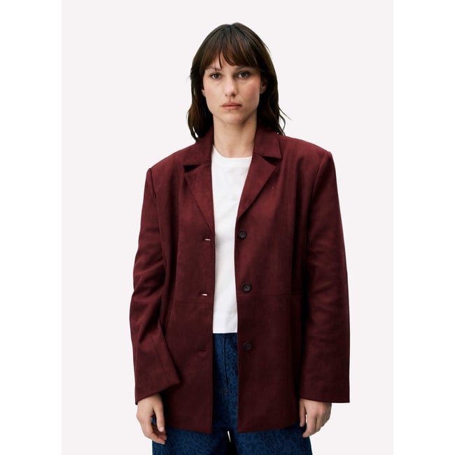 Veste NYMPHALIS aubergine <span itemprop=