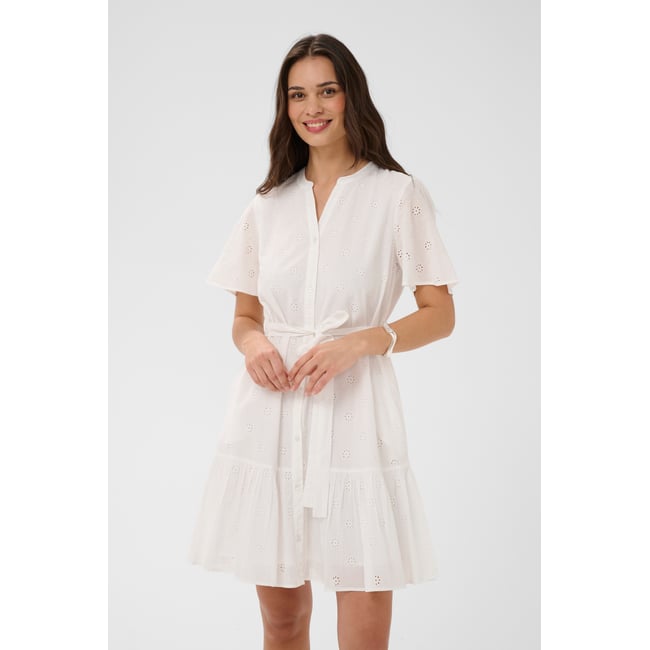 Robe blanc chalk <span itemprop=