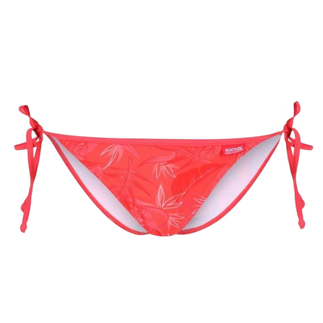 Bas de maillot de bain à nouer motif/style imprimé ACEANA rouge ciel imprimé <span itemprop=