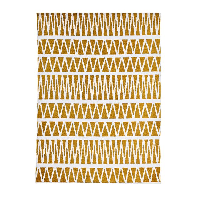 Tapis Savana Couleur jaune imprimé <span itemprop=
