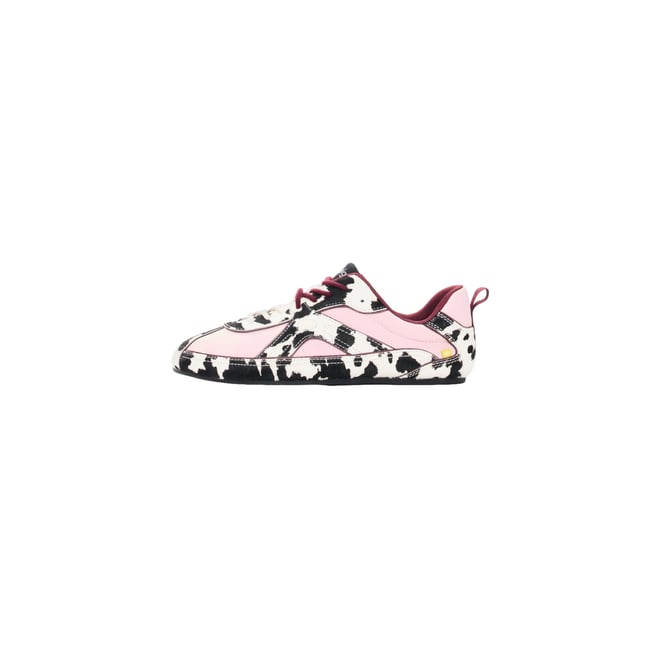 Baskets 100 % cuir multicolore <span itemprop=