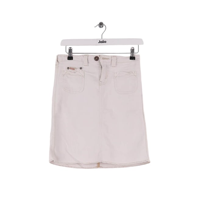 Mini jupe - Très Bon État blanc <span itemprop=