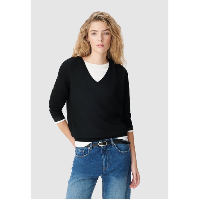 Pull encolure V 100% laine - IKKS