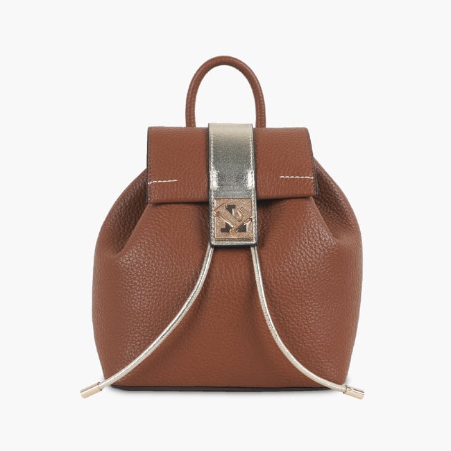 Sac à dos  Soyan camel <span itemprop=