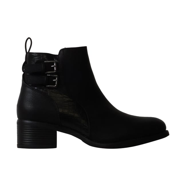 Bottines à Talon noir <span itemprop=