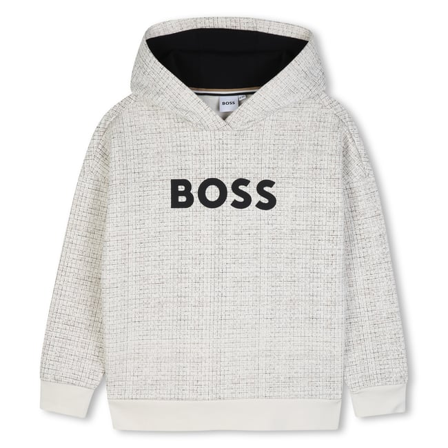 Sweat à capuche ivory <span itemprop=