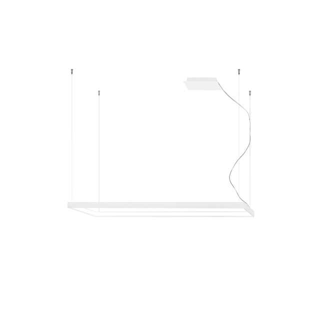 Lustre Aluminium Blanc LED 1 Tuula Couleur blanc <span itemprop=