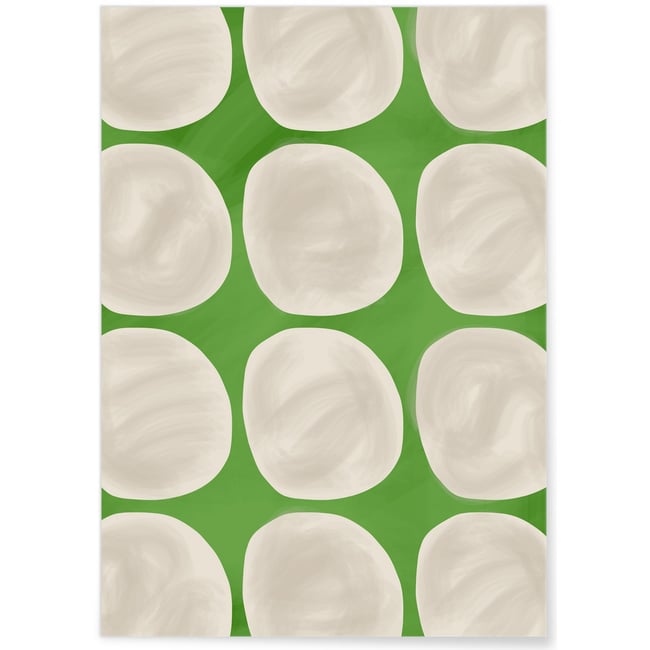 Affiche Cercles Couleur blanc <span itemprop=