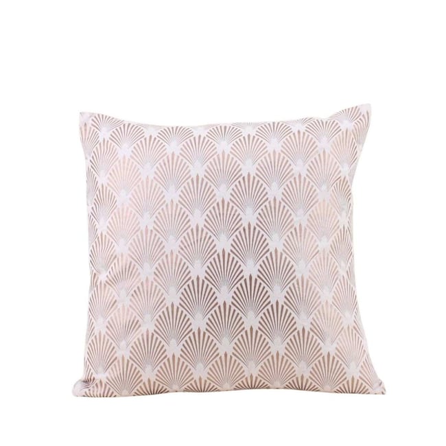 Coussin satiné 40x40cm rose <span itemprop=