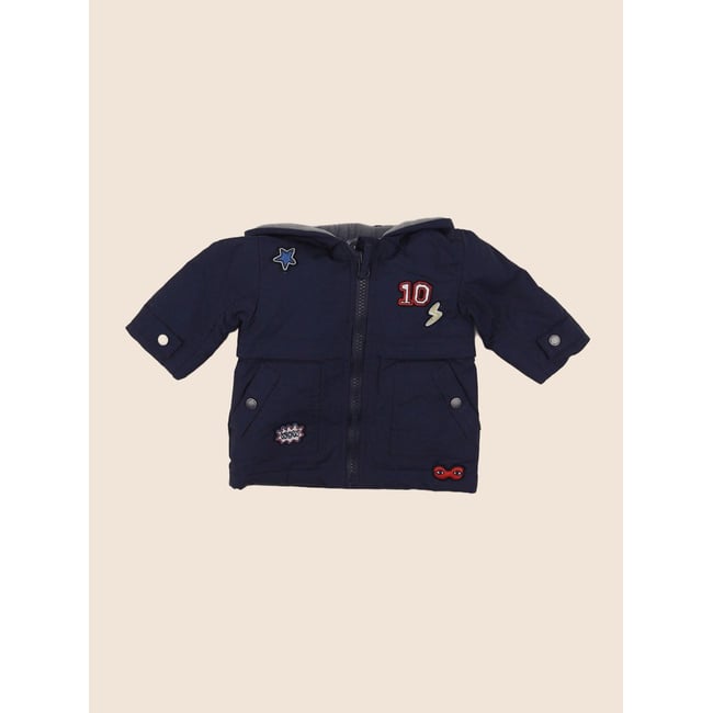 Parka - Très bon état bleu <span itemprop=