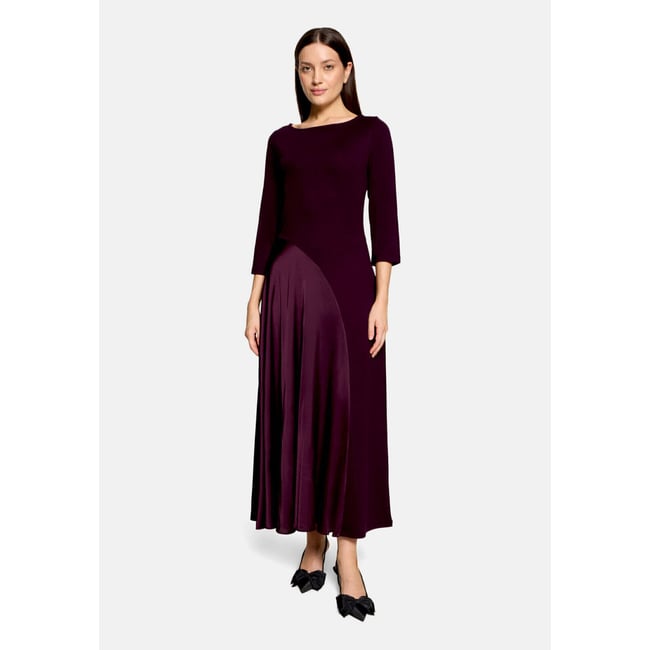 Robe en jersey à manches 3/4 dark dahlia <span itemprop=