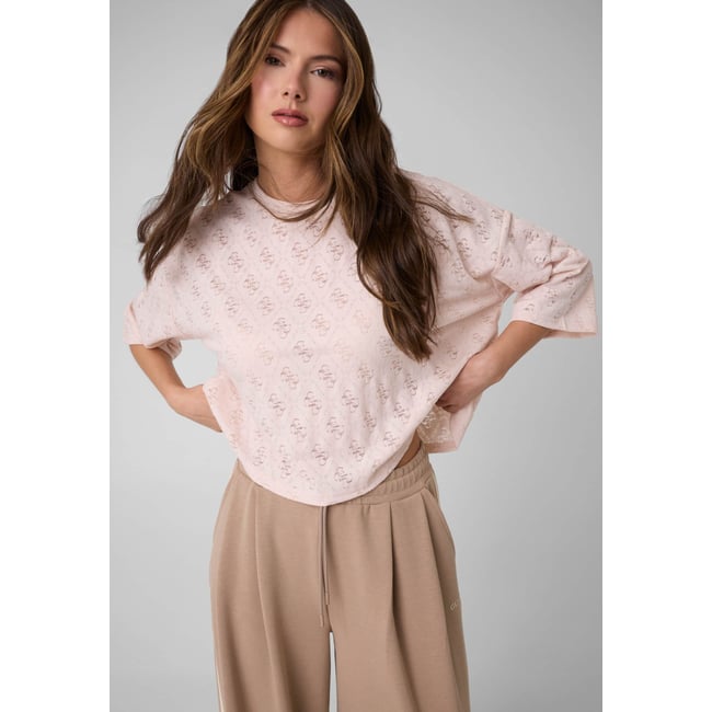 T-Shirt Crop Avec Logo 4G - GUESS