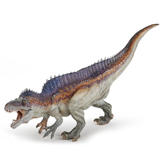 Figurine Acrocanthosaurus marron <span itemprop=