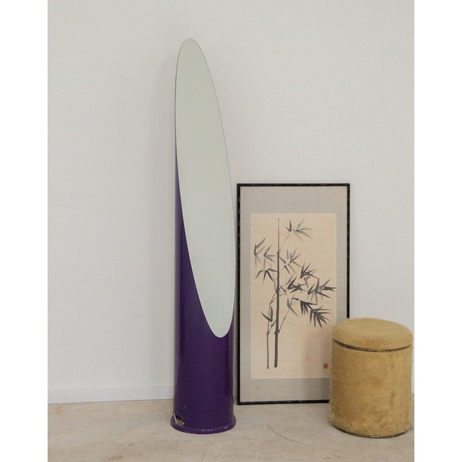 Miroir style lipstick Igor N°95 - Bon état Couleur violet <span itemprop=